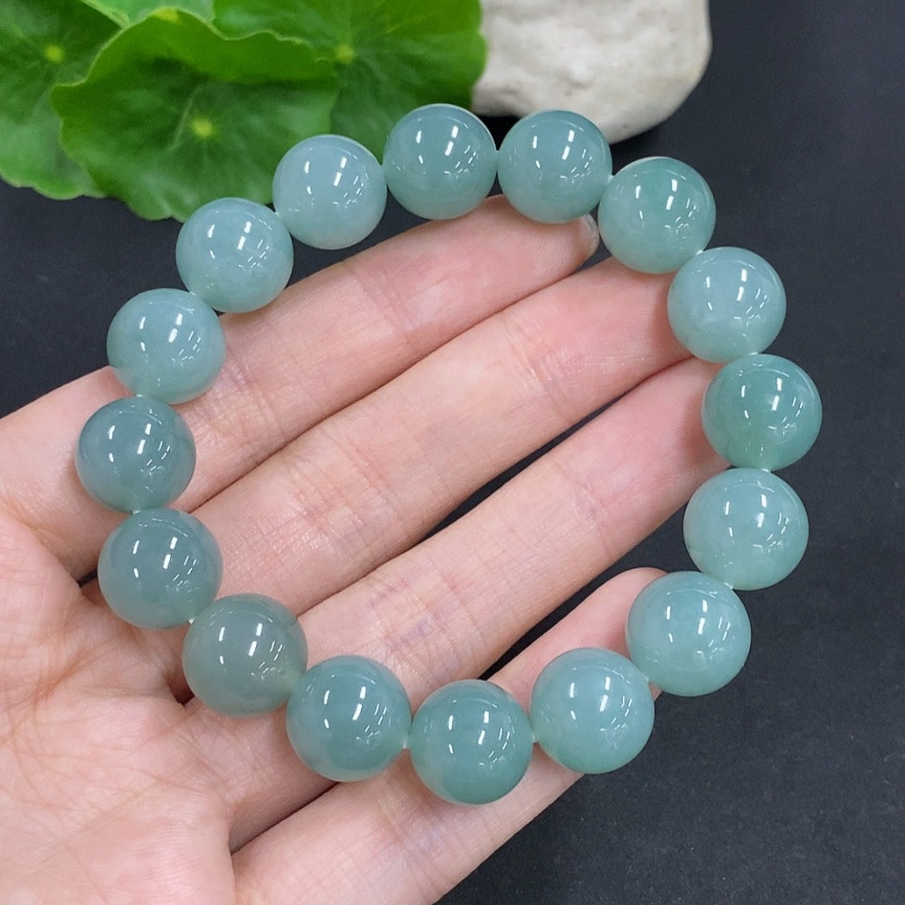 Jadeite Bracelet Total Weight Approx. 53.1g Size Approx. 12.2mm