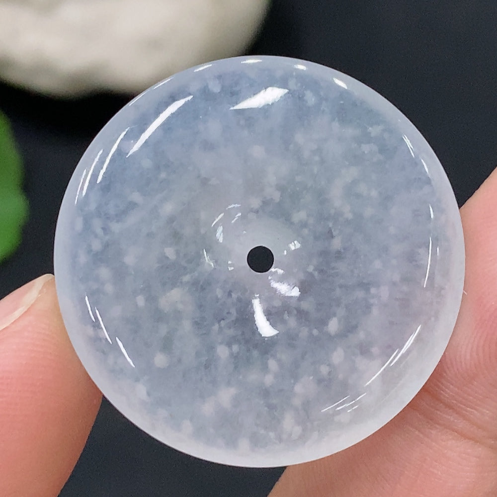 Jadeite Pendant Total Weight Approx. 8.95g Peace Buckle