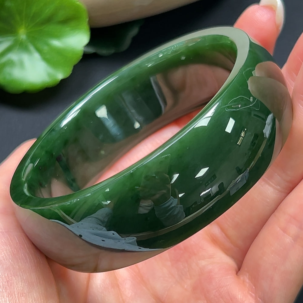 Hetian Jade Round Bracelet