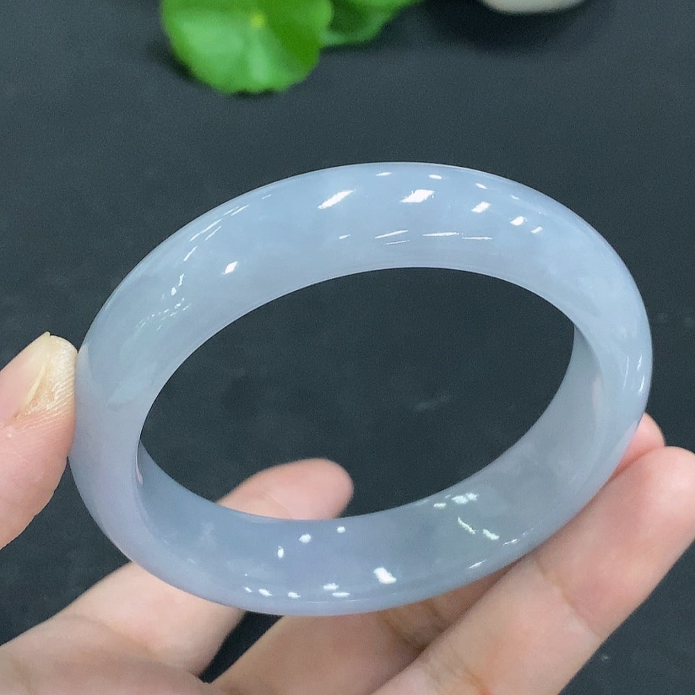 Jadeite Round Bangle Size 55 Total Weight 60.440g