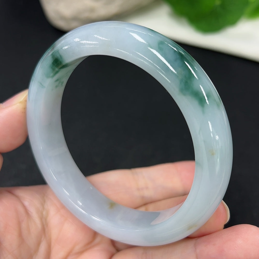 Jadeite Round Bangle Size 59 Total Weight Approx. 72.9g