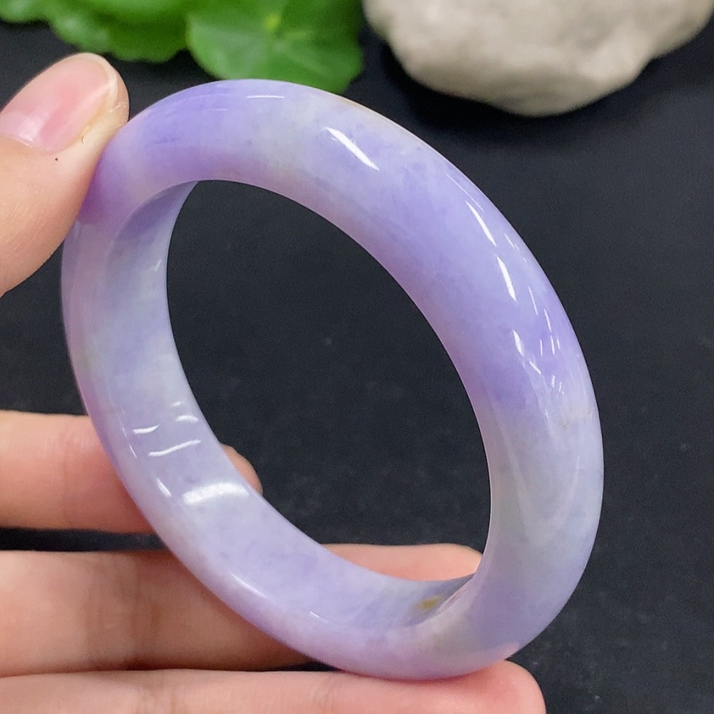 Jadeite Round Bracelet Size 54.2 Total Weight Approx. 63g
