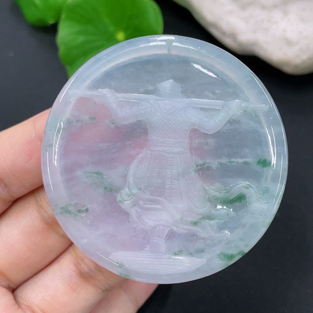 Jadeite Pendant of the Monkey King