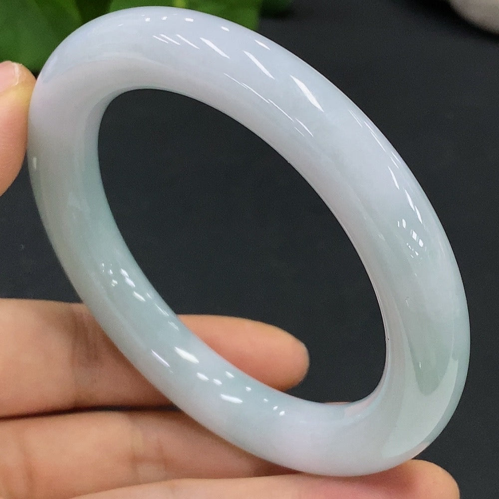 JadeiteRound Bangle Bracelet Size 57.2 Total Weight 67.262g