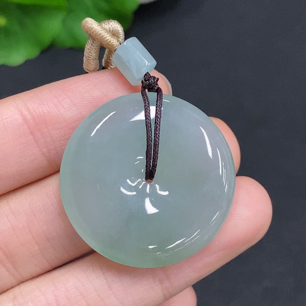 Jadeite Peace Knot Total Weight Approx. 14g (including rope weight)