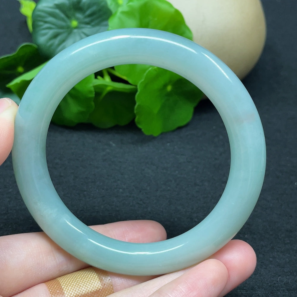 Jadeite Round Bangle Total Weight Approx. 51.70g Size 56