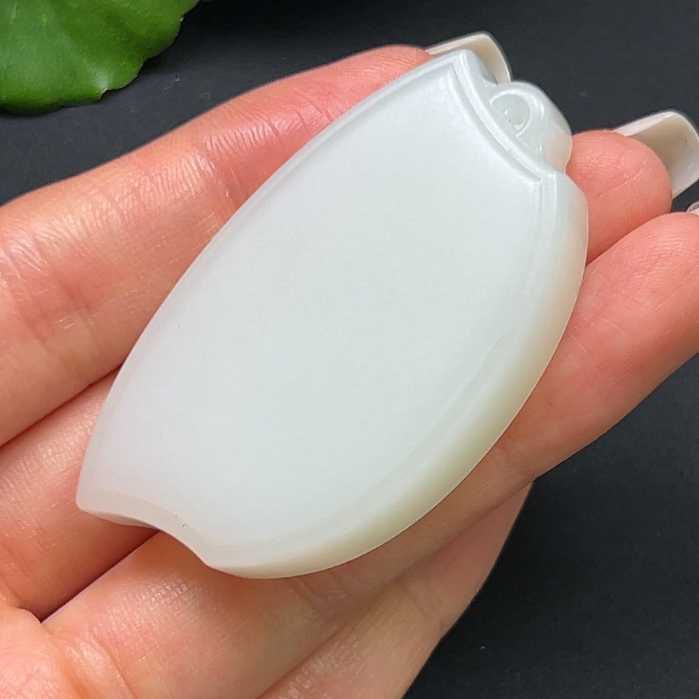 Hetian Jade Freeform Pendant