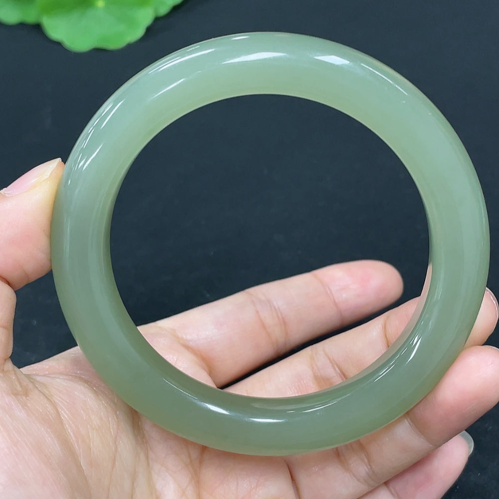Hetian Jade Round Bracelet