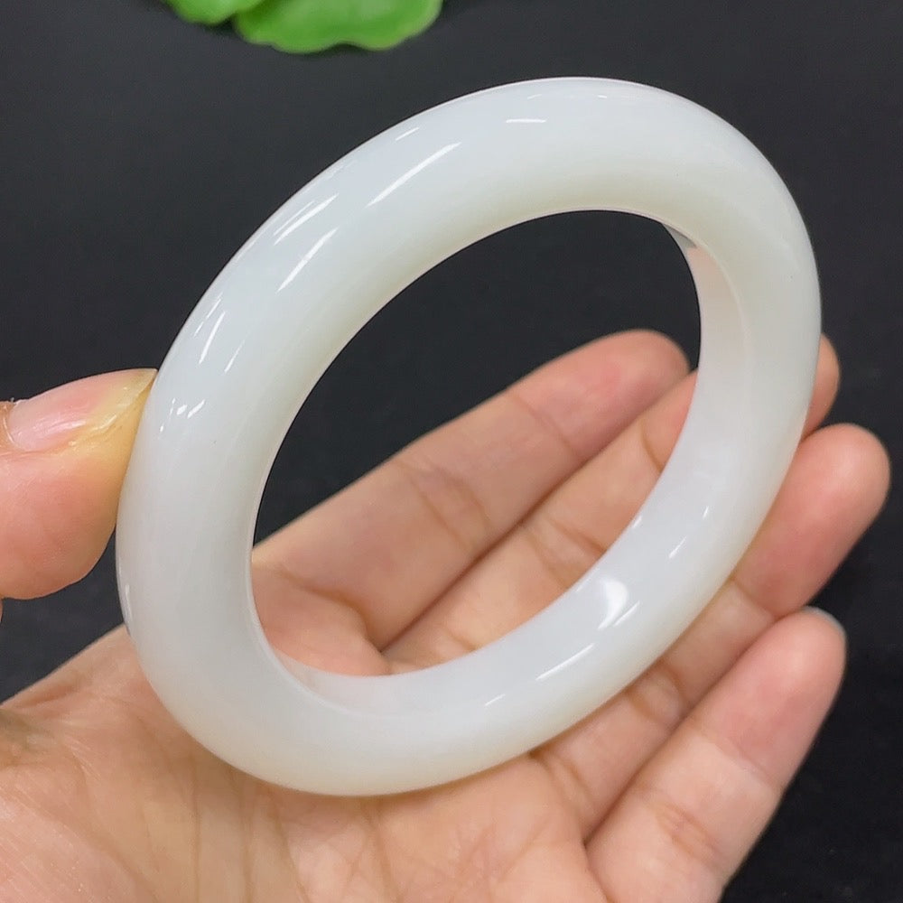 Hetian Jade Round Bracelet