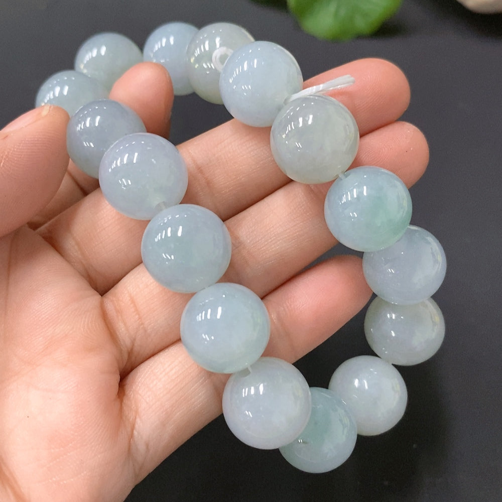 Jadeite Bracelet Approx.13.3mm Total Weight 66.244g