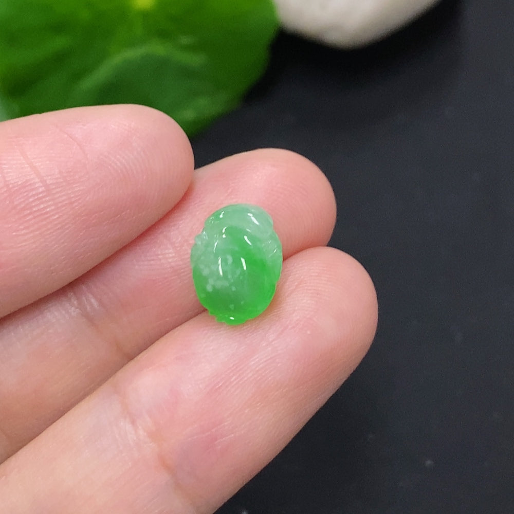 Jadeite Three-legged Golden Toad Inlay Piece