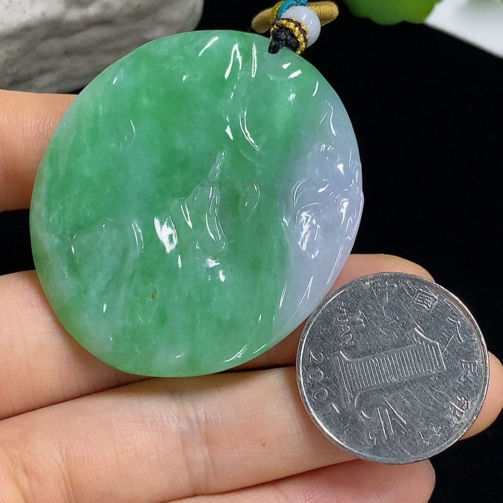 Jadeite Formless Pendant (Including Rope Weight)
