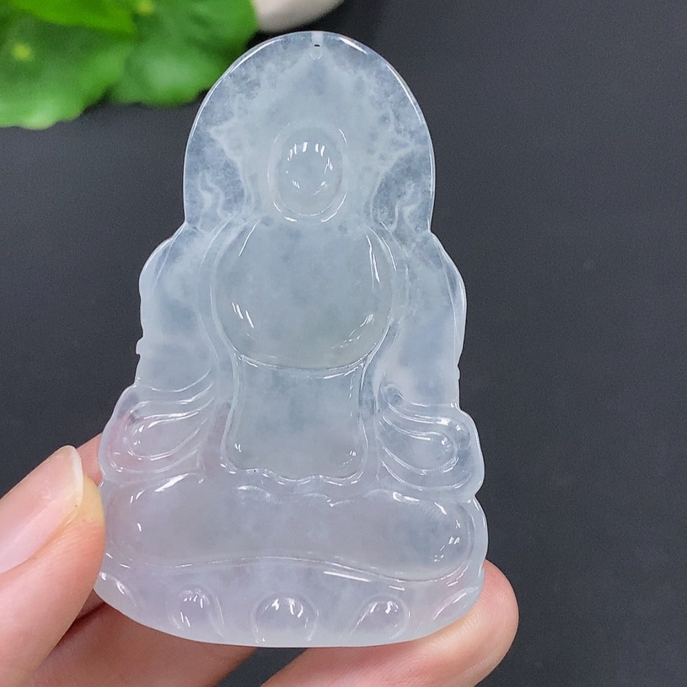 Jadeite Tara Pendant Total Weight Approx. 23.2g