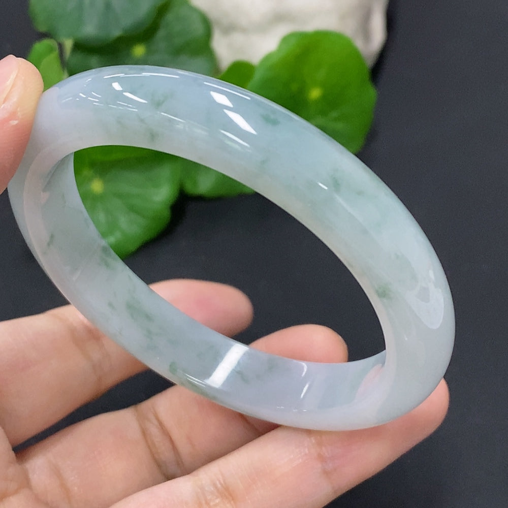 Jadeite Round Bracelet Size 56.9 Total Weight Approx. 49.1g
