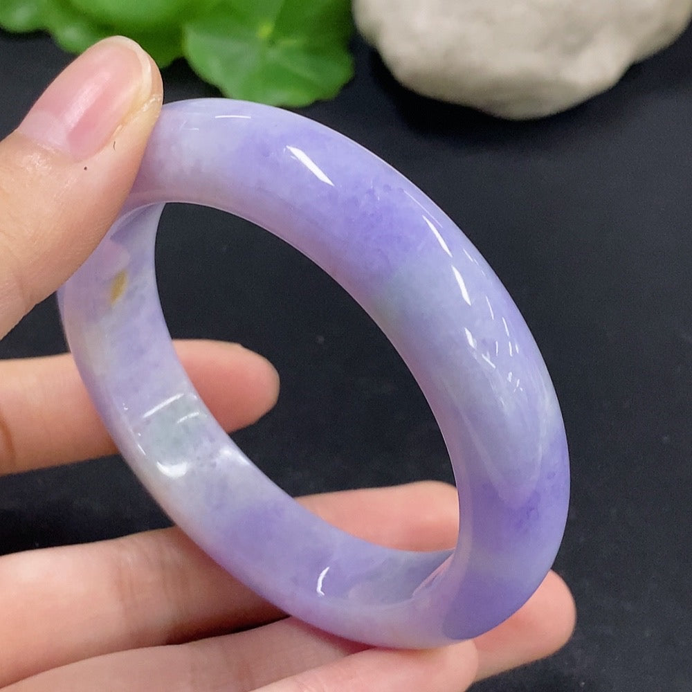 Jadeite Round Bracelet Size 54.2 Total Weight Approx. 63g