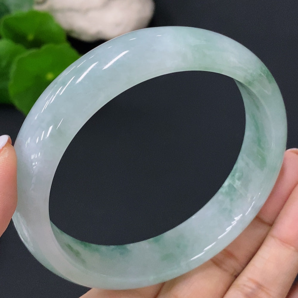 Jadeite Round Bracelet Size 62.5mm Total Weight Approx. 70.18g