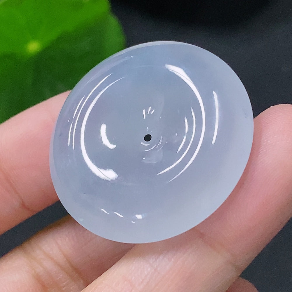 Jadeite Pendant Ping An Kou Total Weight Approx. 10.25g