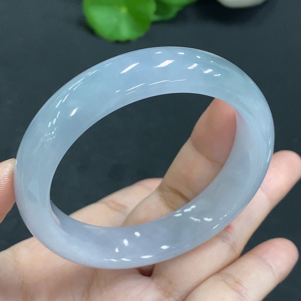 Jadeite Round Bangle Size 55 Total Weight 60.440g