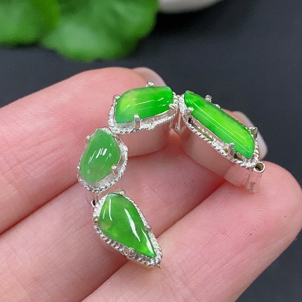 Jadeite Inlay Piece Non-Gold Inlay