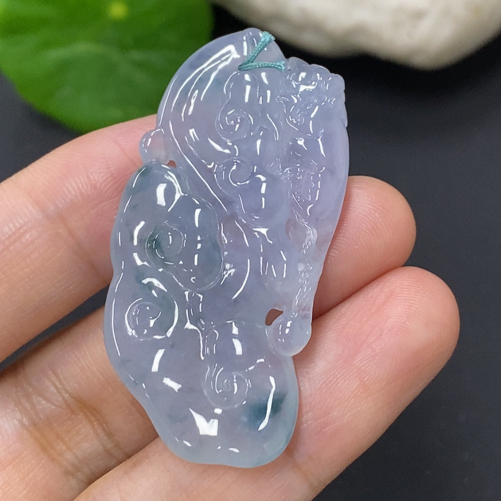 Jadeite Ruyi Pendant Total Weight Approx. 11.6g