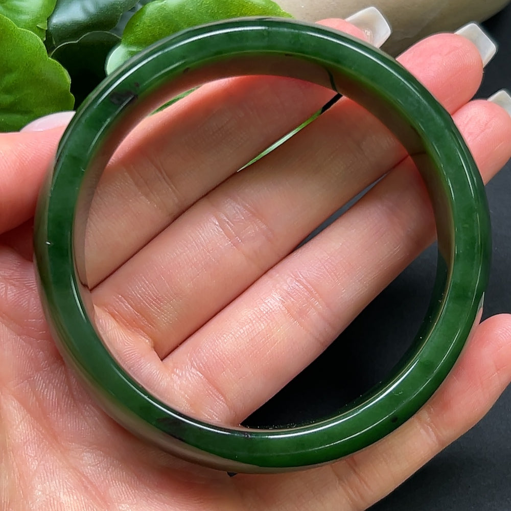 Hetian Jade Round Bracelet