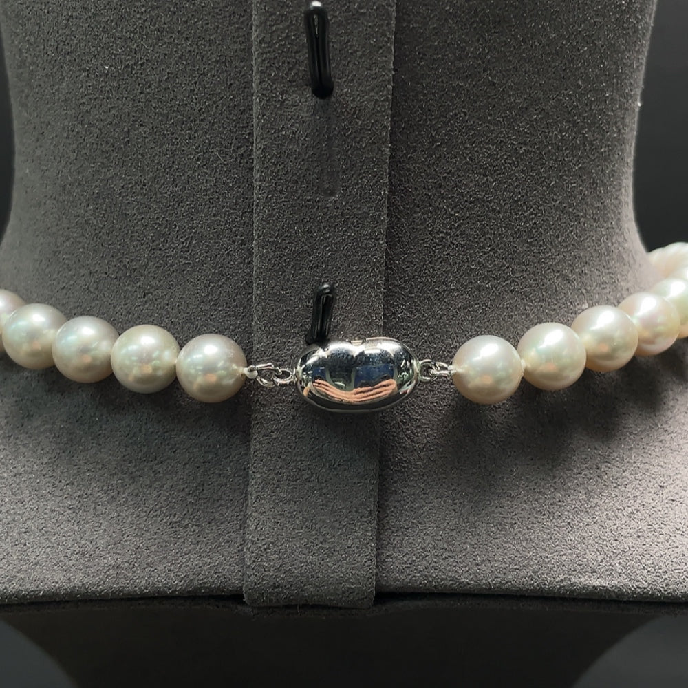 Saltwater Pearl Necklace Color Origin Undetermined Non-Gold