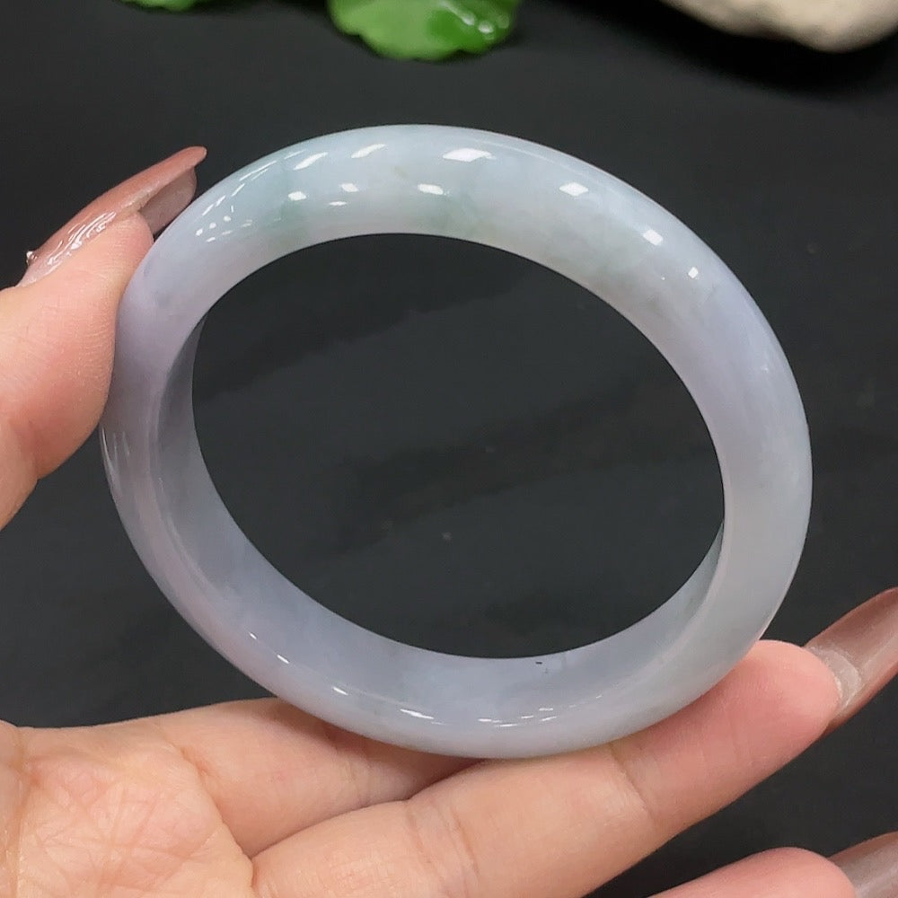 Jadeite Round Bangle Size 56.2 Total Weight Approx. 51.44g