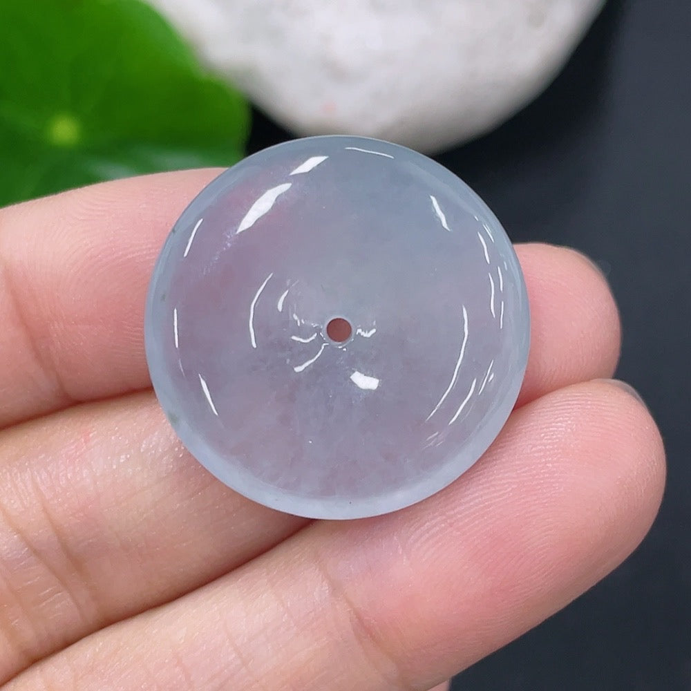 Jadeite Pendant Peace Button with a total weight of approximately 6.1g