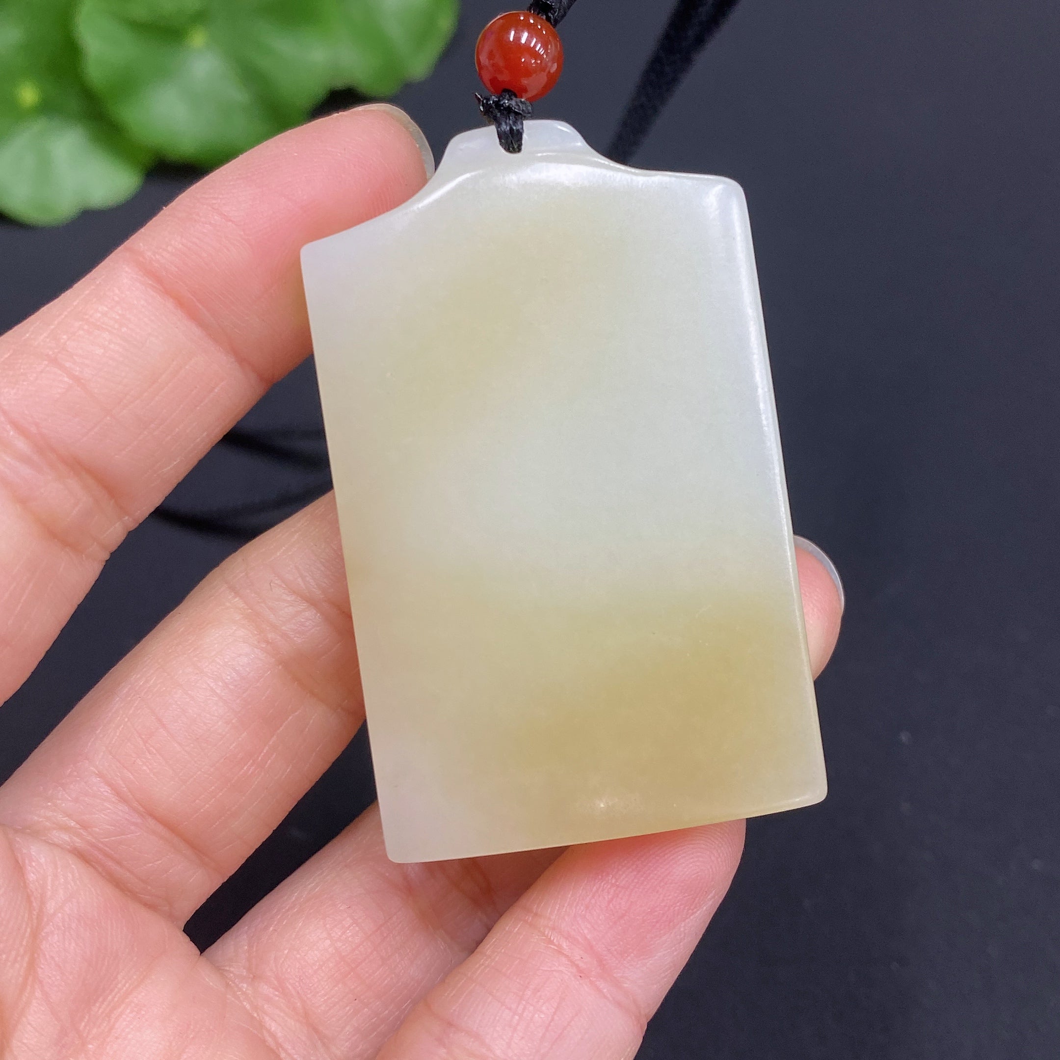 Hetian Jade Pendant, Plain Pendant