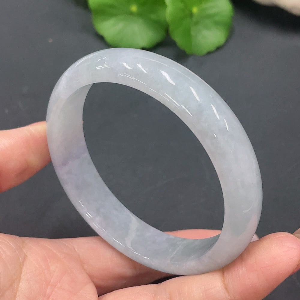 Jadeite Round Bracelet Size 58.3 Total Weight 52.408g
