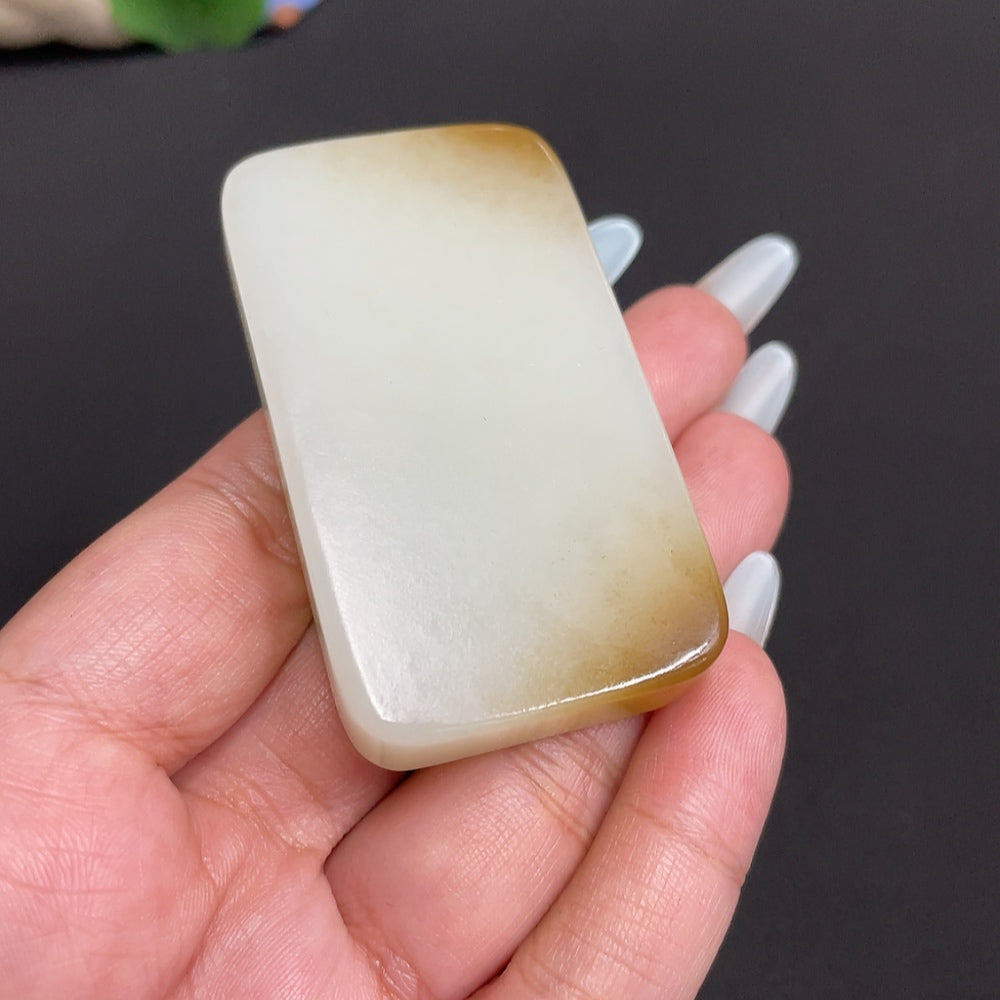 Hetian Jade Pendant Guanyin Total Weight Approx. 75.6g