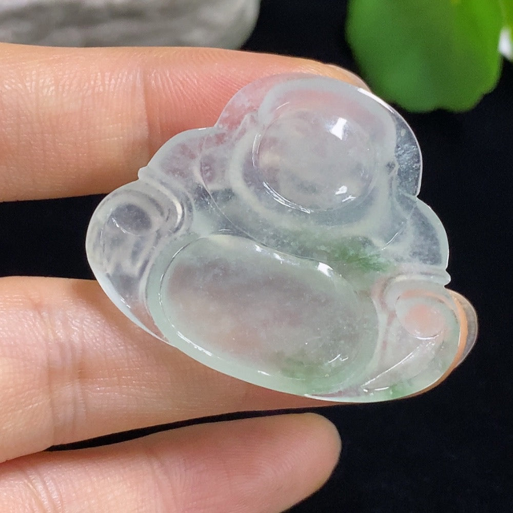 Jadeite Buddha Inlay Piece