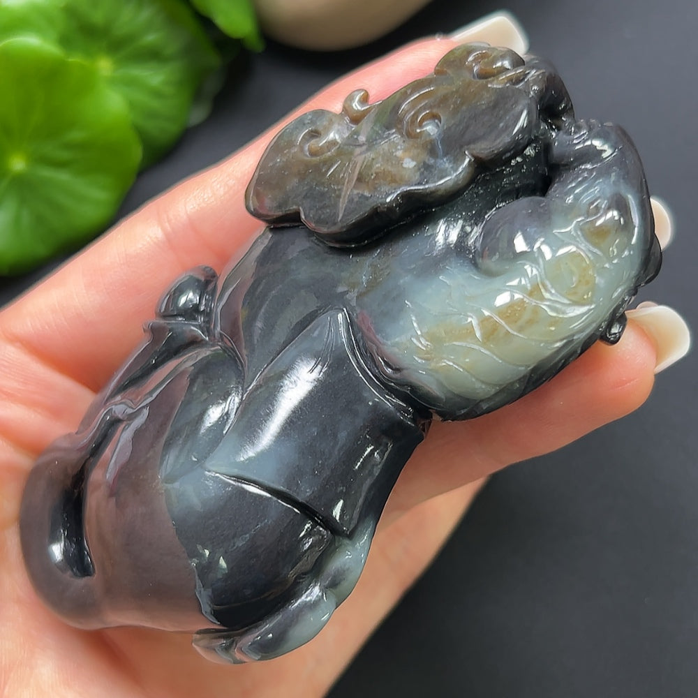 Hetian Jade Horse Ornament, Total Weight Approx. 201.84g