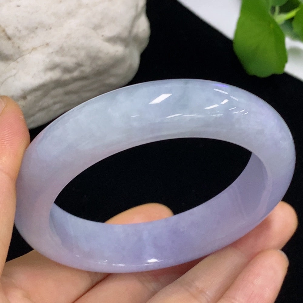 Jadeite Round Bangle Size 57.5 Total Weight Approx. 75.68g