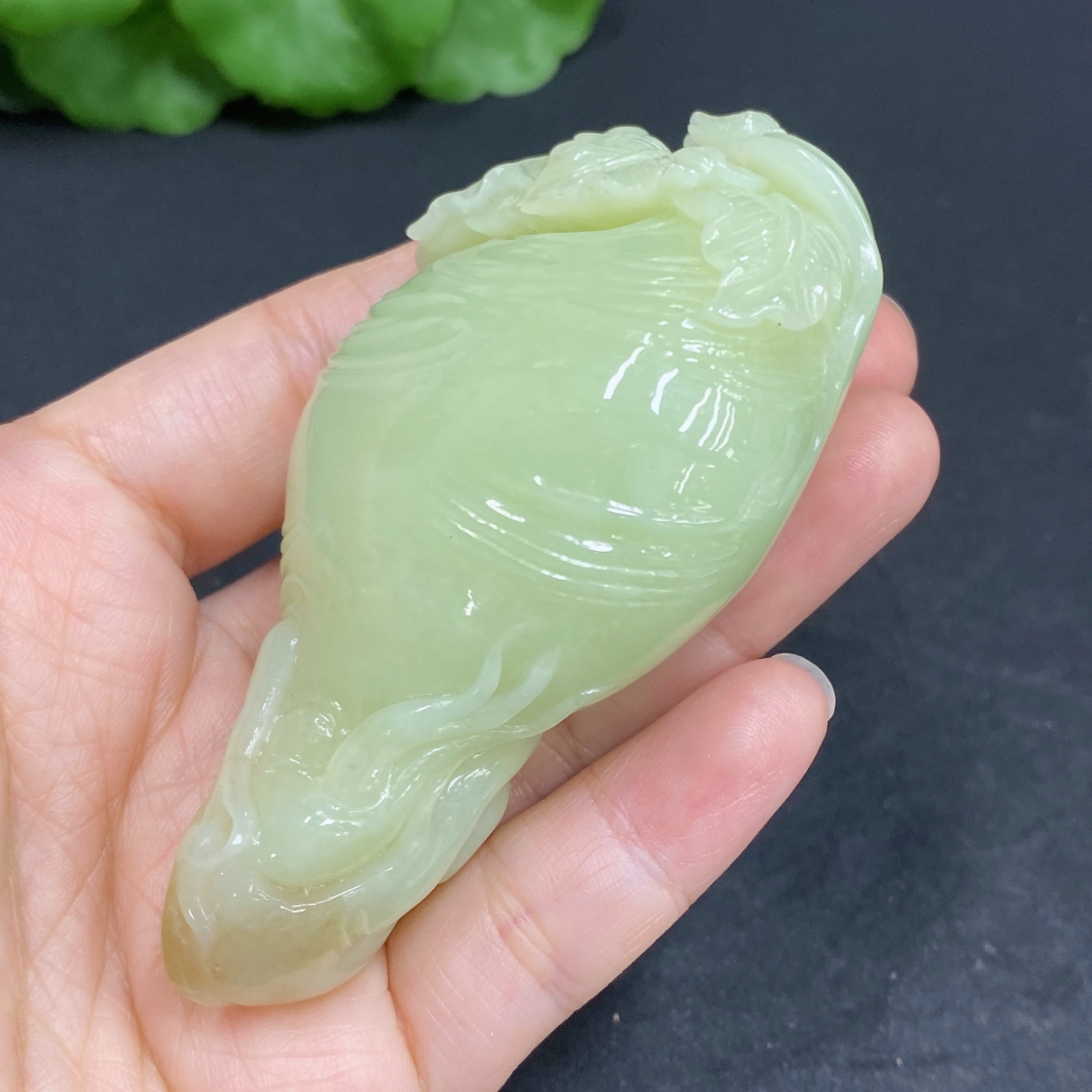 Hetian Jade Pendant Ginseng