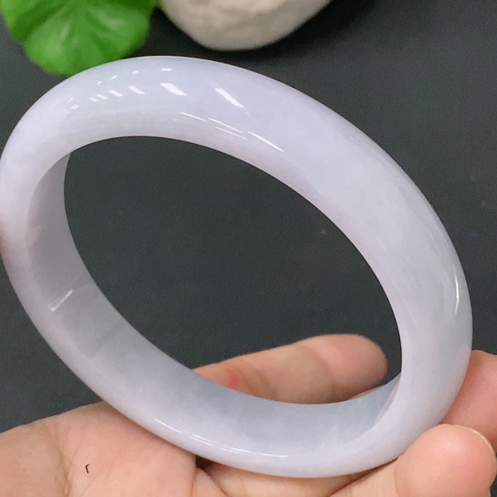 Jadeite Round Bangle | Huiliu Certified