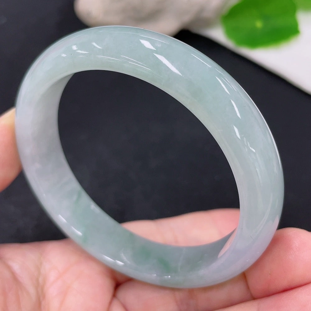 Jadeite Round Bangle Size 57.3 Total Weight Approximately 53.9g