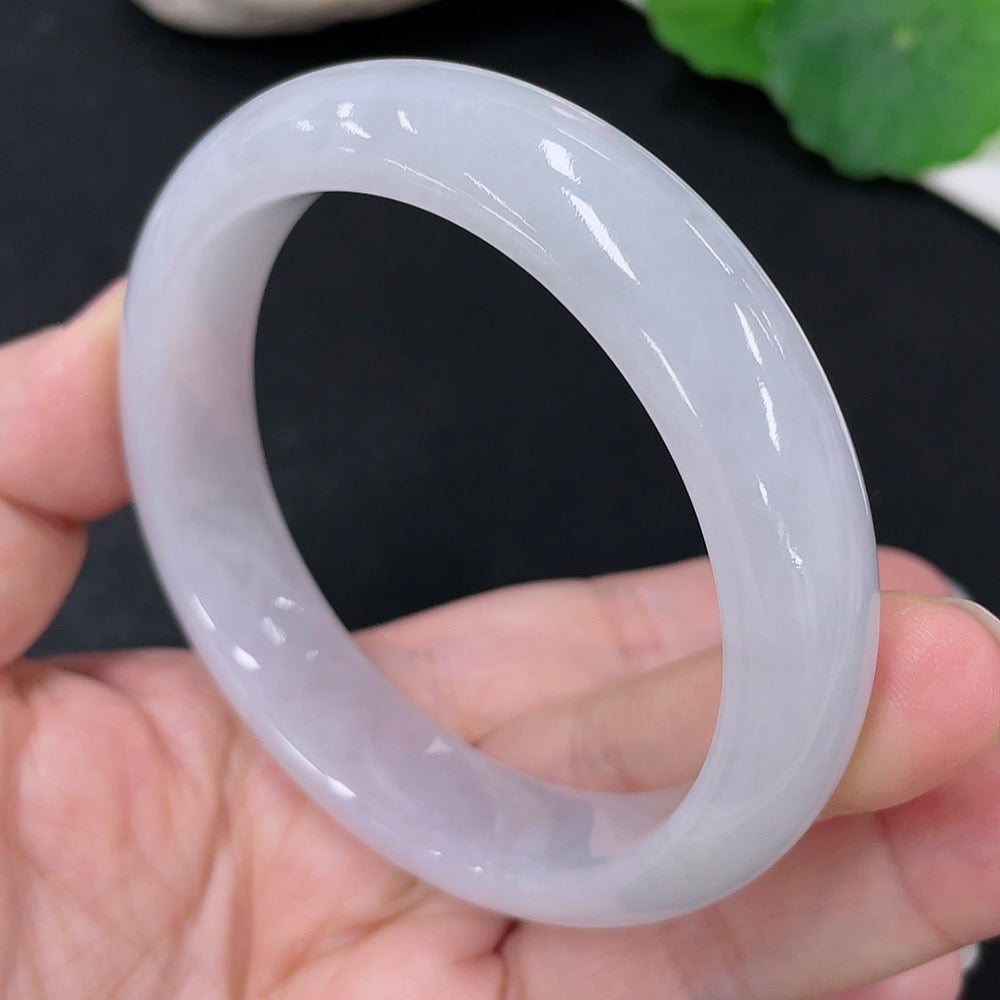 Jadeite Round Bangle Size 57.1 Total Weight Approx.63g