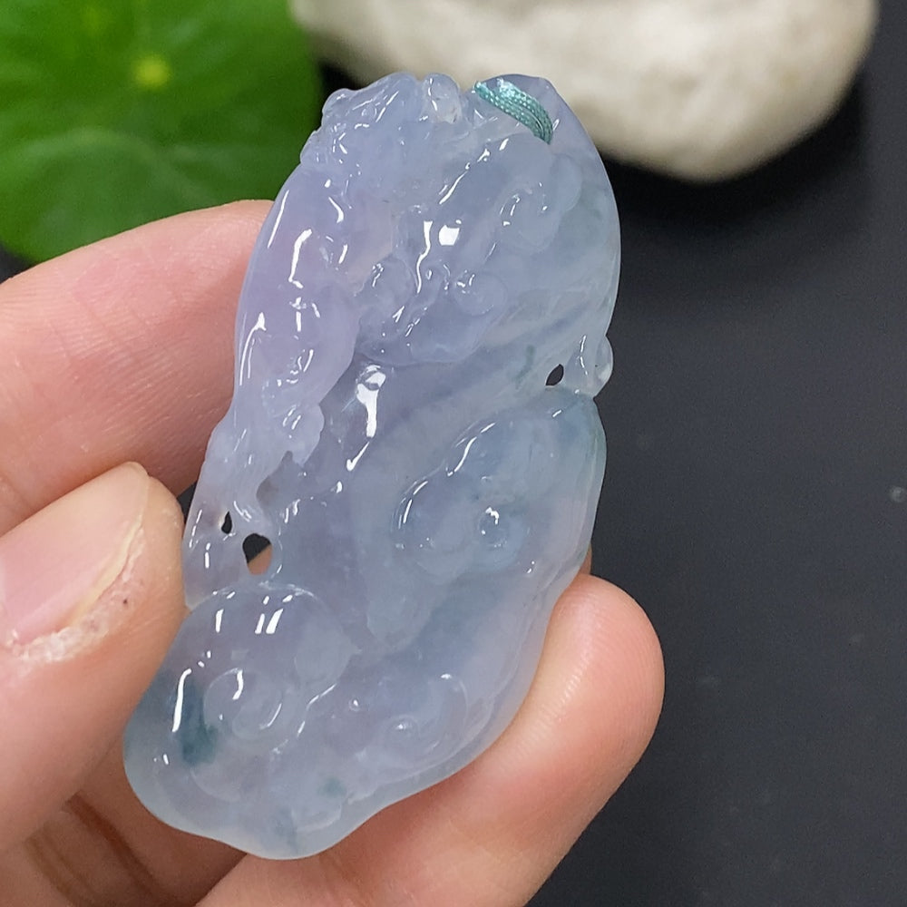 Jadeite Ruyi Pendant Total Weight Approx. 11.6g