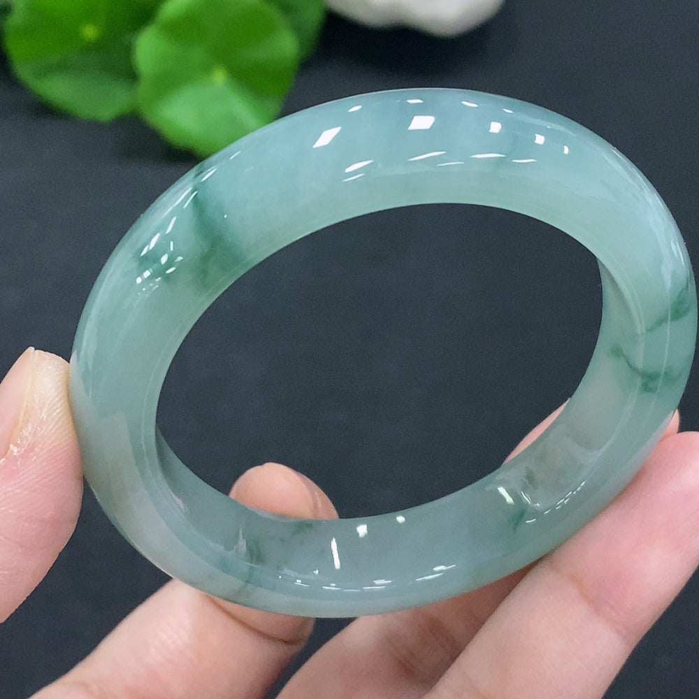 Jadeite Round Bangle Size 50.8 Total Weight Approx. 51.8g